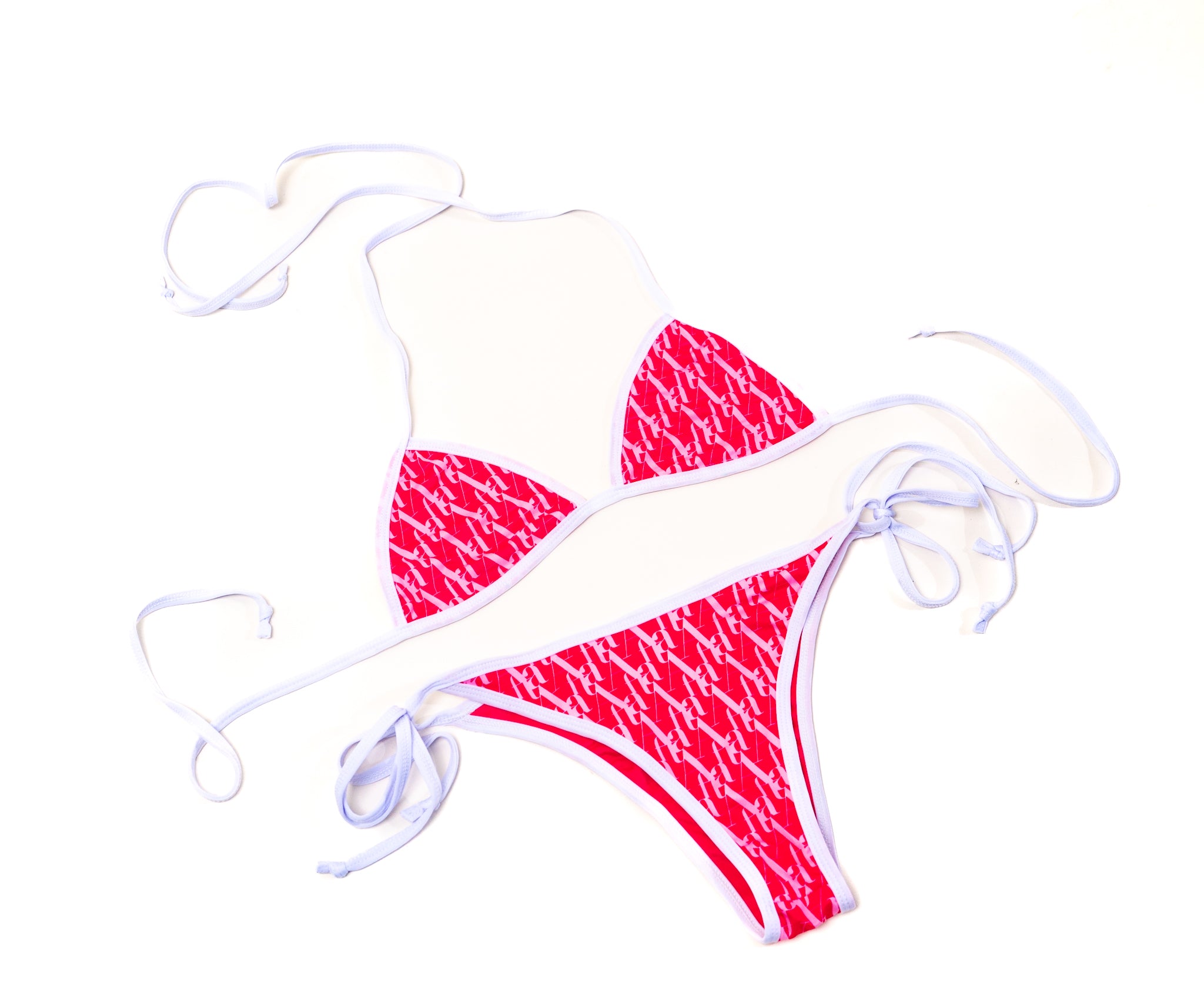 AFTA Monogram Two-Piece Bikini
