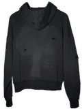 Acid Rain Distressed Zip Hoodie